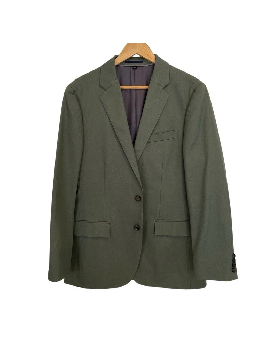 NWT J.Crew men blazer sage Duca Visconti Ludlow slim fit 100% cotton SIZE 41R